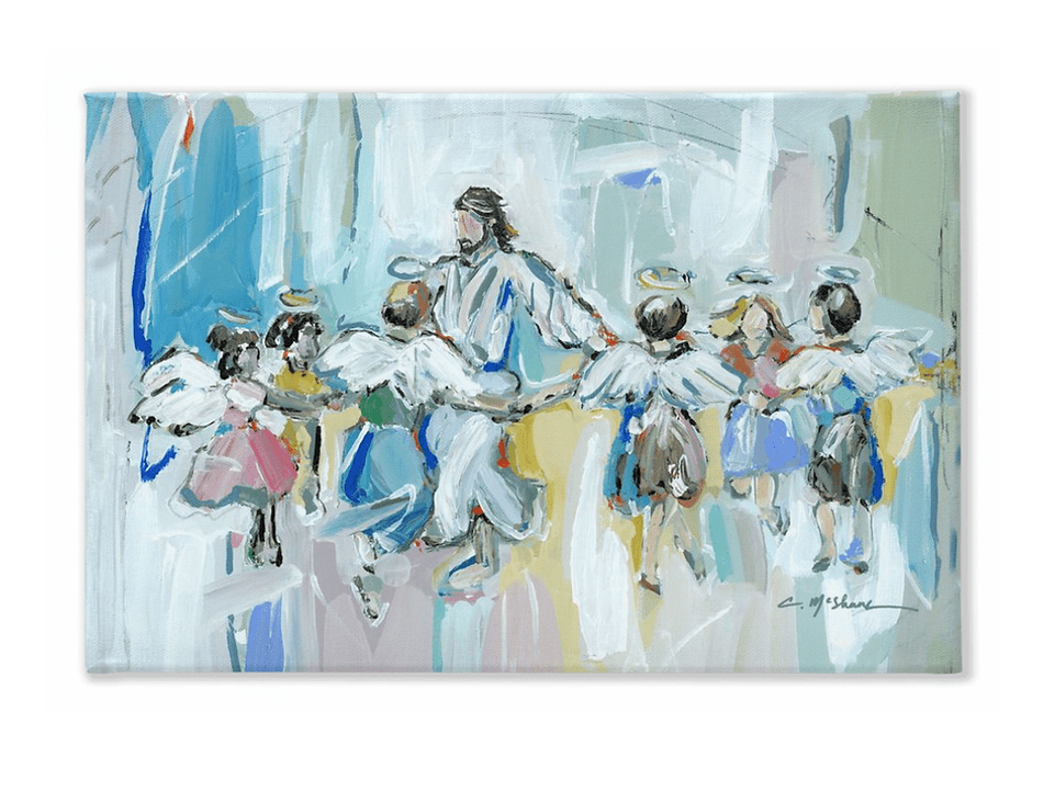 Dancing with Jesus 8x10 Canvas