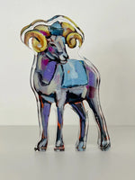 North Carolina Ram Acrylic Block