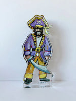 Chelsea McShane Art Pirate Large Acrylic Block