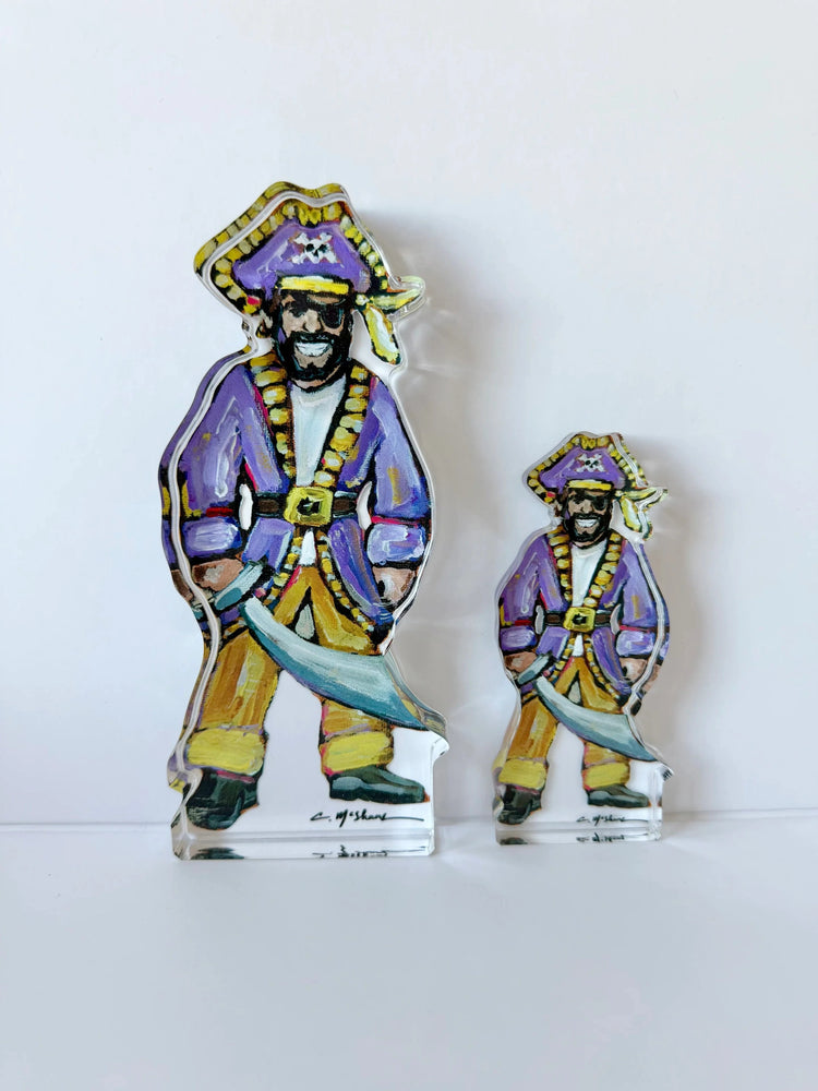Chelsea McShane Art Pirate Mini Acrylic Block