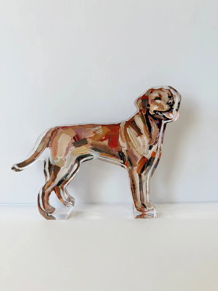 Red Fox Lab Acrylic Block