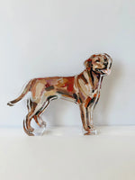 Red Fox Lab Acrylic Block