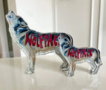 Wolfpack Mini Acrylic Block