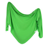 Lime Knit Swaddle Blanket