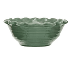 Creative Co-op Green 10" Scalloped Bowl