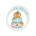 Seaglass Pumpkin Round Coasters