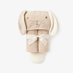 Elegant Baby Brown Bunny Hooded Bath Wrap