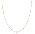 15" Simplicity Chain 2mm Gold Bead Choker