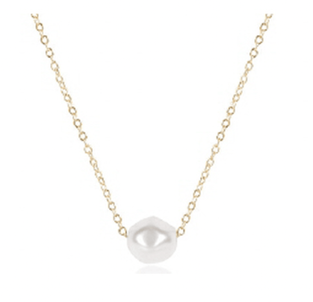 16" Admire Pearl Gold Necklace