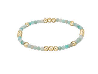 Amazonite Worthy 3mm Bracelet