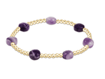 Amethyst Admire Gold 3mm Bracelet