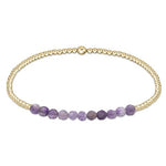 Amethyst Bliss 2mm Bracelet