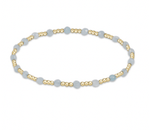 Enewton Aquamarine Gold Sincerity 3mm Bracelet