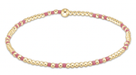 Bright Pink Hope Joy 2mm Bead Bracelet