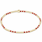 Bright Red Gameday Hope Gold Sincerity Bracelet