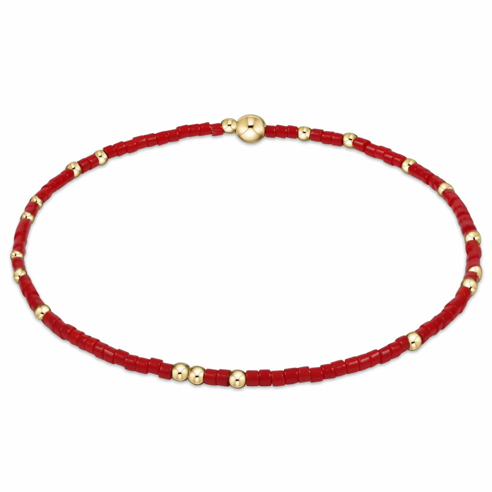 Bright Red Gameday Hope Unwritten Bracelet