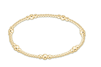 Classic Purpose Gold 4mm Bead Bracelet