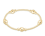 Classic Purpose Gold 6mm Bead Bracelet