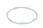 Classic Purpose Pearl 4mm Sterling Bead Bracelet
