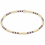 Deep Purple Gameday Hope Gold Joy Bracelet