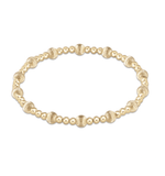 Dignity Sincerity Pattern Gold 5mm Bracelet