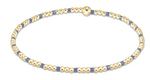 EGIRL Bright Blue Hope Sincerity 2mm Bead Bracelet