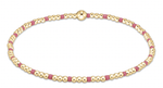 EGIRL Bright Pink Hope Sincerity 2mm Bead Bracelet