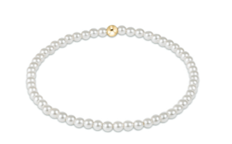 EGIRL Classic Pearl 3mm Bead Bracelet