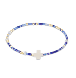 EGIRL Is A Smurf's Butt Blue? Hope Unwritten Signature Cross Bracelet