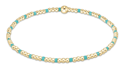 EGIRL Turquoise Hope Sincerity 2mm Bead Bracelet