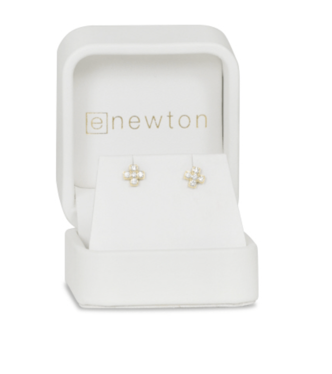 Enewton 6mm Gold Cluster Stud Earrings