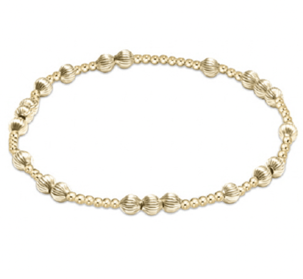 Extends Hope Unwritten Dignity 4mm Gold Bead Bracelet
