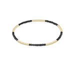 Faceted Hematite Blissful 2mm Bead Bracelet