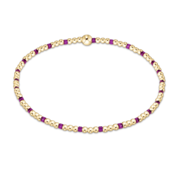 EGIRL Fuchsia Hope Sincerity 2mm Bead Bracelet