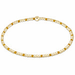Golden Yellow Gameday Hope Gold Sincerity 2mm Bracelet
