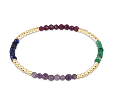 Hot Mess Gemstone Blissful 2.5mm Bead Bracelet