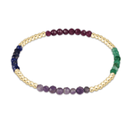 Hot Mess Gemstone Blissful 2.5mm Bead Bracelet