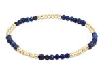 Lapis Gemstone Blissful 2.5mm Bead Bracelet
