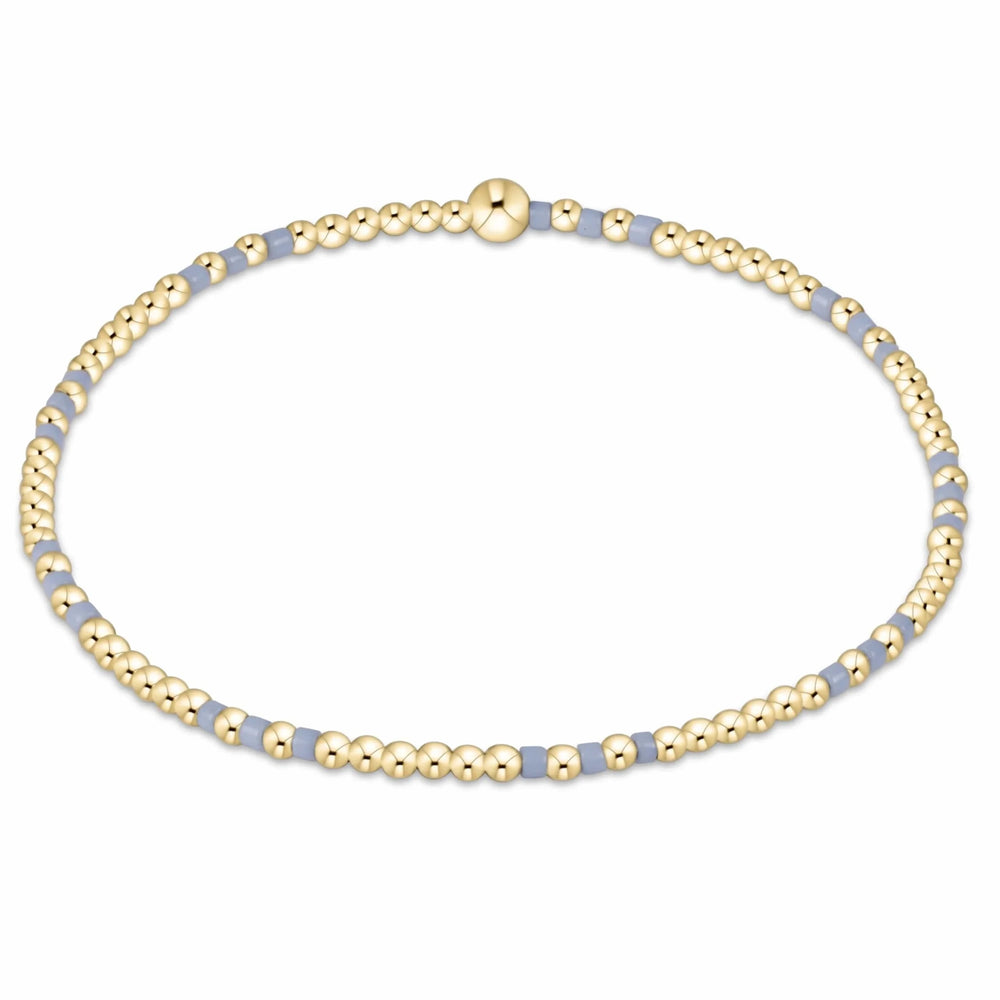 Light Blue Gameday Hope Gold Joy Bracelet