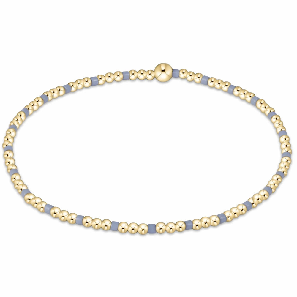 Light Blue Gameday Hope Gold Sincerity Bracelet