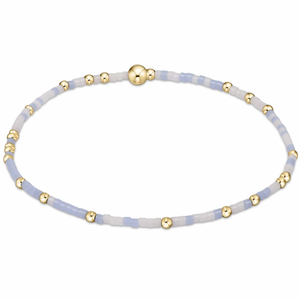Light Blue-White Gameday Hope Unwritten Bracelet