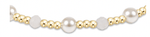 Moonstone Pearl Sincerity 4mm Bead Bracelet