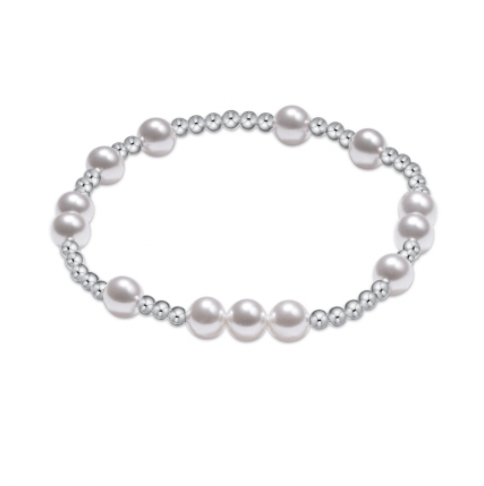 Pearl Sterling 6mm Hope Unwritten Bracelet