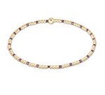 EGIRL Pink Metallic Hope Sincerity 2mm Bead Bracelet