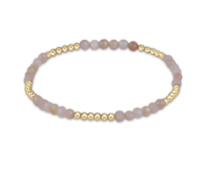 Pink Opal Blissful Pattern 2.5mm Bracelet