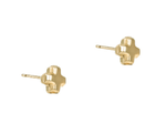 Signature Small Cross Gold Studs