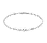 Sterling 2mm Classic Bead Bangle