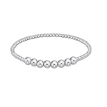 Sterling Beaded Bliss 2.5mm Bead 5mm Bracelet