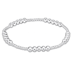 Sterling Blissful 2mm Bead 4mm Bracelet