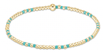 Turquoise Hope Joy 2mm Bead Bracelet